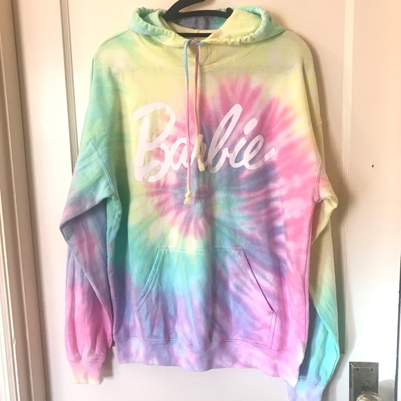 tie dye barbie hoodie